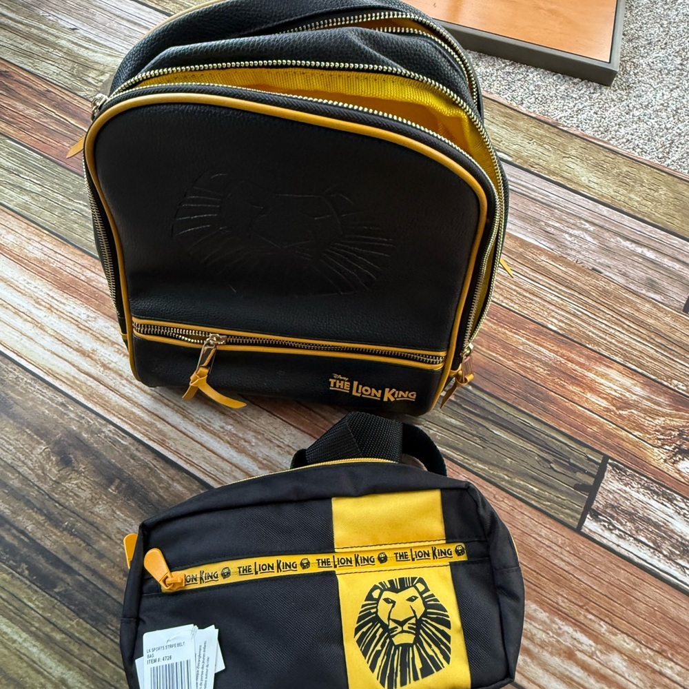 The Lion King Broadway Musical Backpack with Sling Bag - Picture 2 of 4